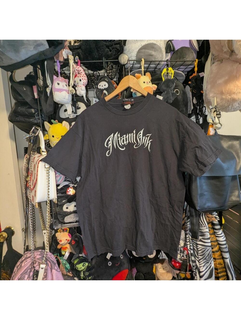 Miami Ink Dragon Graphic Tee Tattoo Style